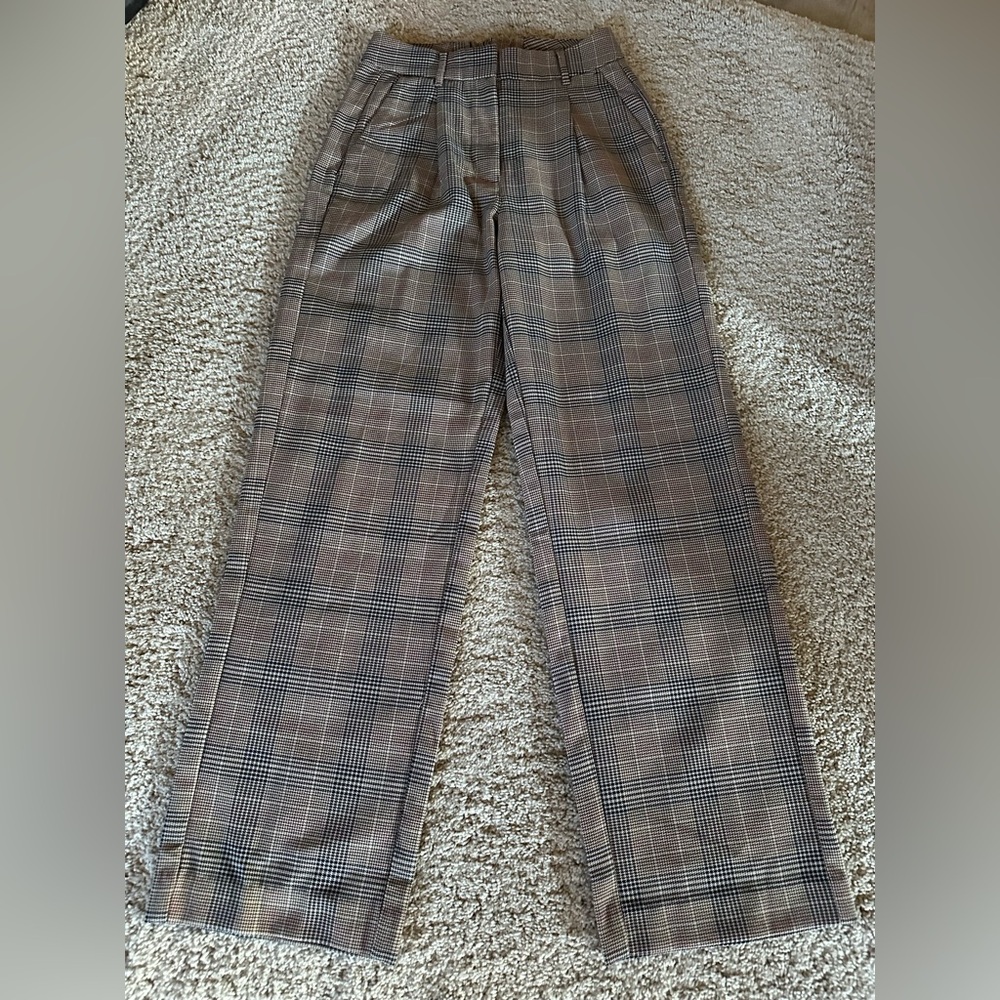 Old Navy women’s plaid Dress Pants - Brown and Gray